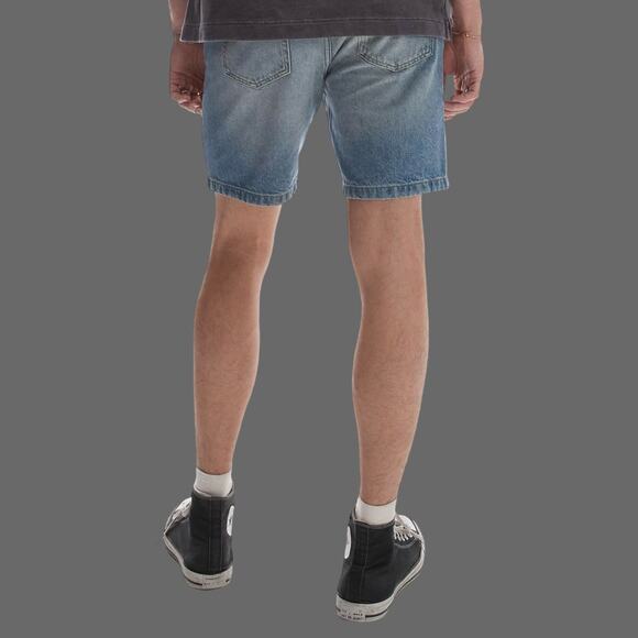 Topman Straight Leg Denim Shorts Light Blue Wash Size 34 NWT - Picture 9 of 9